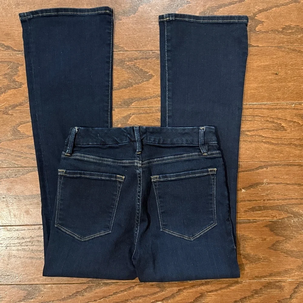 Frame Le crop mini bootcut jeans, size 16